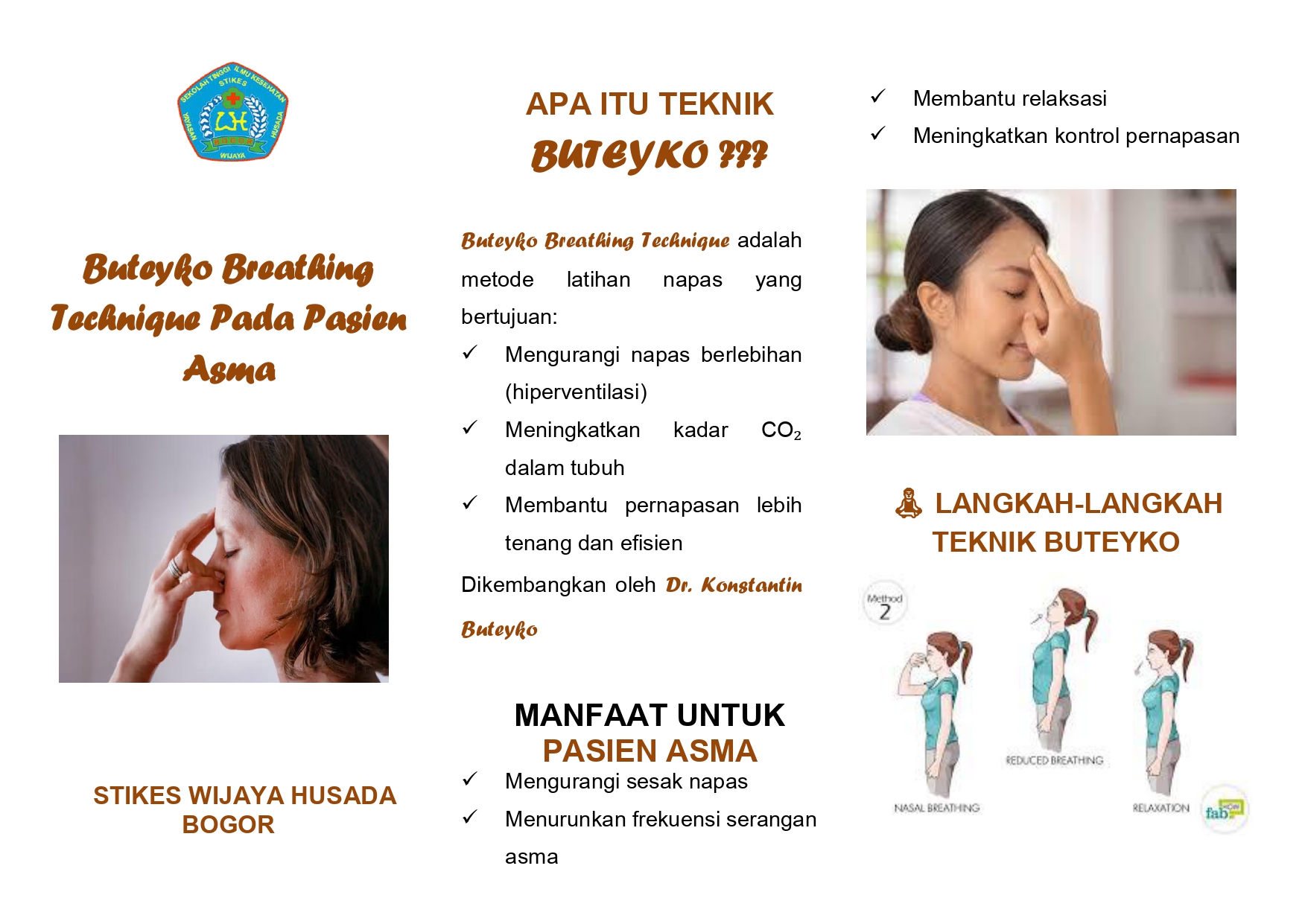 LEAFLET BUTEYKO BREATHING TECHNIQUE